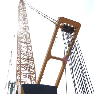 55T grúa hidráulica en la construcción de puentes XGC55 203.5t.M