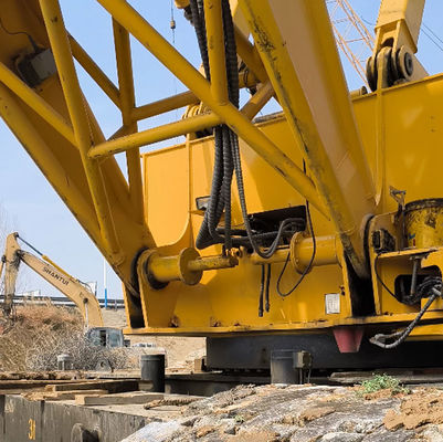 Hydraulic Crawler Crane with 800 Liters Fuel Tank Capacity 300 Tons Maximum Lifting Capacity and 91 Meters Max Lifting Height