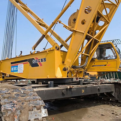 เครนขับไฮดรอลิก ขนาด 24-84 M Tower Jib Length ความจุสูงสุด 300 ตัน และความเร็วสายยก 117m/min