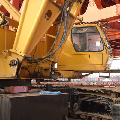 Used Crawler Crane with Maximum Gradeability 30%, Main Boom Length 16-73m, and Rated Power 175/220kw/RPm