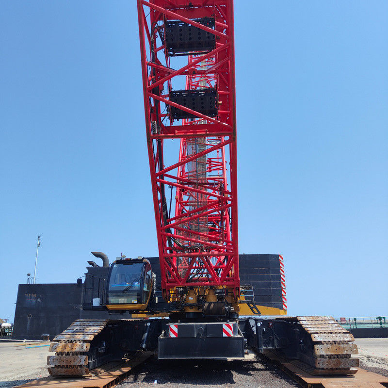 500T Gebrauchtkrane XGC500 zum Heben von Stahlstäben, Betonkomponenten und großen Baustoffen