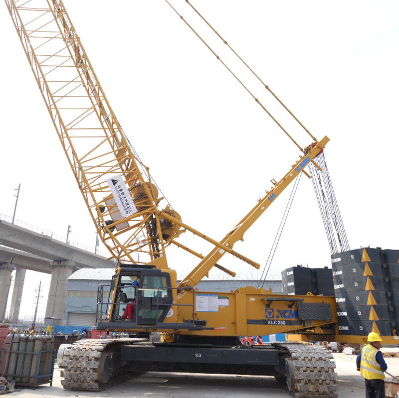 260t 1430t.M Gebruikte kruiperkraan geschikt voor verschillende projecten met functies die goed aan de behoeften voldoen