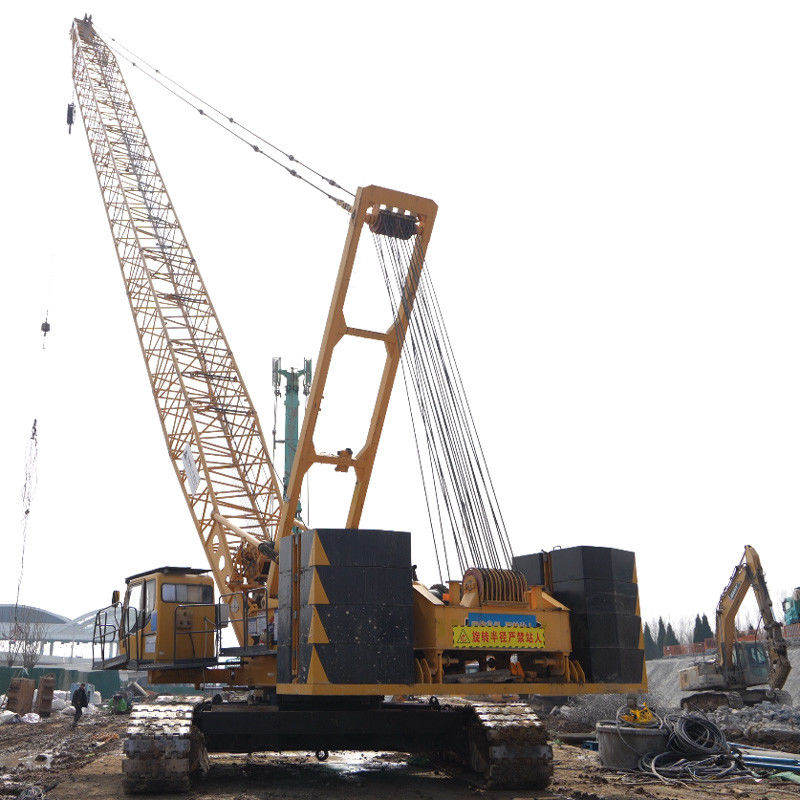 Used Crawler Crane with 30 Meters Maximum Lifting Height 350 KW Engine Power and 85 T Max Rated Lifting