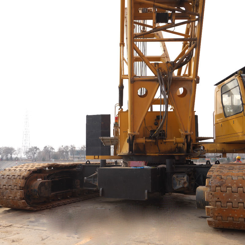 Used Crawler Crane with 100 Ton Loading Capacity 128 M/min Hoist Speed and 24-96m Adjustable Boom Length for Heavy Construction