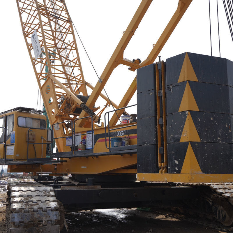 Luffing Jib grúa móvil con alcance de hasta 100 metros y 200 toneladas contrapeso para la construcción de trabajo pesado