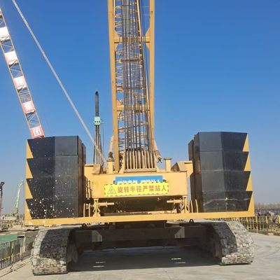 Tweedehands 150T kruiperkraan 790.8t.M Liftmoment Constructie kruiperkraan