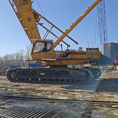 Geel 180T Xcmg Crawler Crane 90% nieuw voor het verwerken van grote ertsen en rotsen