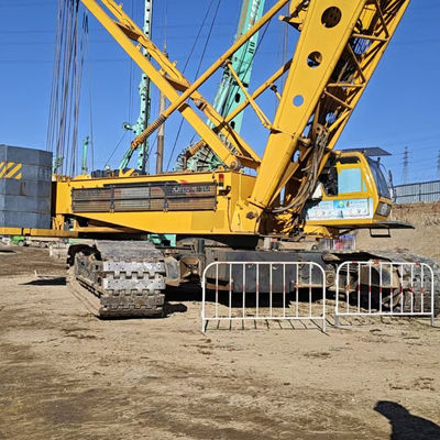 Geel 180T Gebruikte kraanapparatuur met flexibele breedte van de stuurwiel