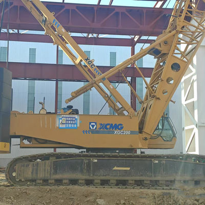 XCMG 200T الرافعة المتنقلة المستخدمة مع الطوق 17.1m - 91.4m