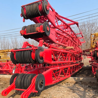 بناء 650T رافعة الزحف 895 كيلوواط قوة المحرك / رافعة الزحف المتنقلة